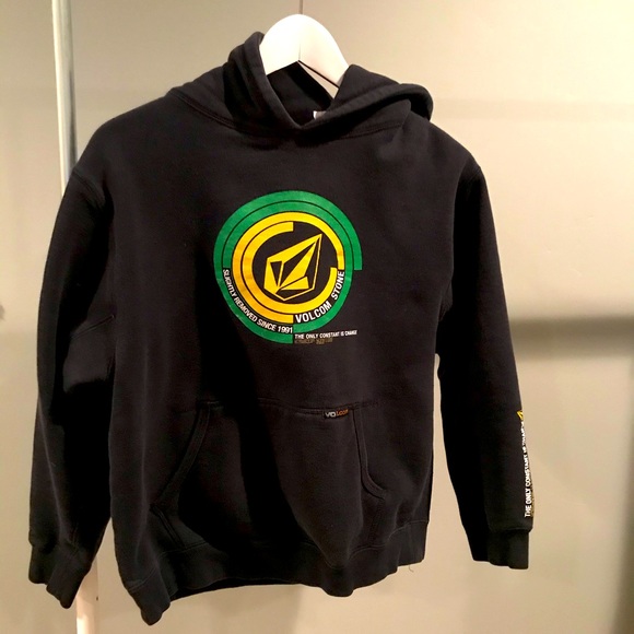 Volcom Boys Hooded Sweatshirt Size M - Picture 1 of 5